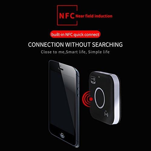 NFC Wireless Bluetooth 4.1 Speaker Hands Free Call adapter Car CSR APTX Wireless Audio Receiver Stereo Two Audio... N5