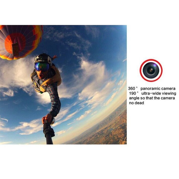 SSstar Cube 360 Sports Video Camera WIFI H.264 360 Degrees Panorama Camera 360x190&deg;Large Panoramic Shot Sports... N13