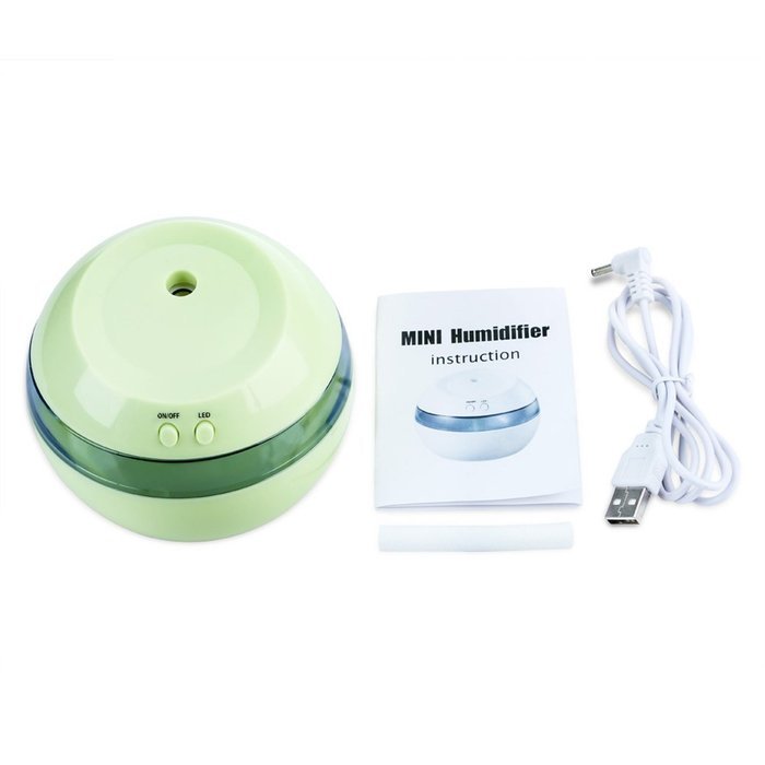 Ultrasonic USB Air Oil Humidifier & Mini Car Incense Mist Purifier, Household Mute Bedroom And Living Room Aromatherapy...