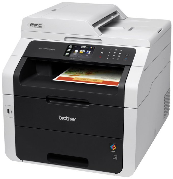 Brother Wireless All-In-One Color Printer with Scanner, Copier and Fax (MFC9330CDW), Amazon Certified for Auto... N3