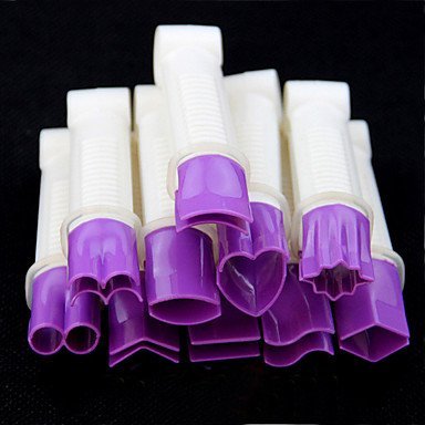 Y&XL&H Cake Clip Plastic Tweezers Cake Cookies Pastry Cutter Decoration Mold Tools,Set of 10
