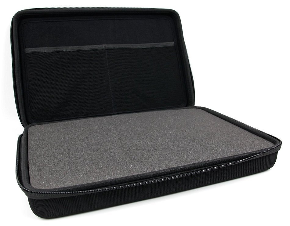 DURAGADGET HP Action Camera Case - Black Armoured EVA 'Shell' Storage Case with Fully-Customizable & Shock-Absorbing... N7