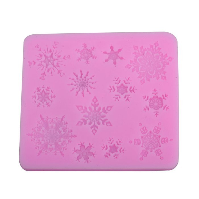 Generic Baking Sugarcraft Chocolate Snowflake Mold Cake Decorating Mould N4
