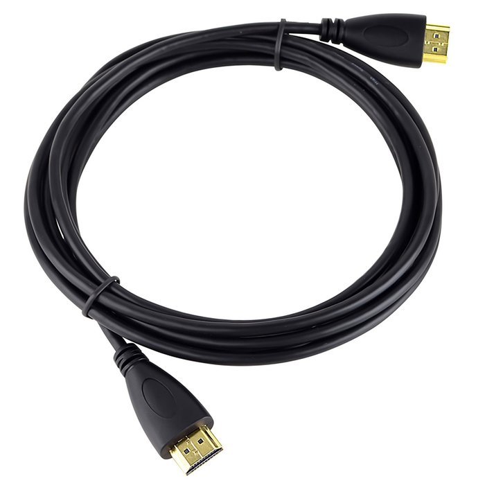 Insten Black 3 Meter Gold Plated HDMI Male to Male Cable N2