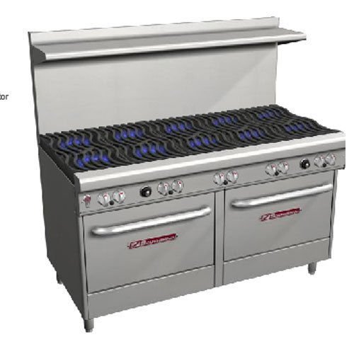 Southbend 4602DD Range, 60" Wide, 10 Burners with Wavy Grates (27,000 Btu), With