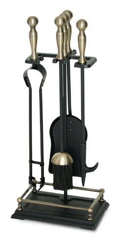 Pilgrim Home and Hearth 19037 Napa Forge Sonoma Tool Set, Antique Brass