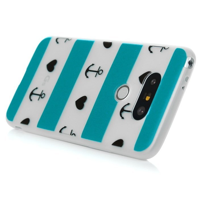 LG G5 Case, LG H868 Case - Luminous Shockproof Colorful Print Soft TPU Rubber Skin Gel Bumper Slim Fit Protective... N22