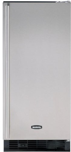 Marvel 30IMTBSFR Indoor Clear Ice Machine/Door/Right Hinge, 15", Stainless Steel