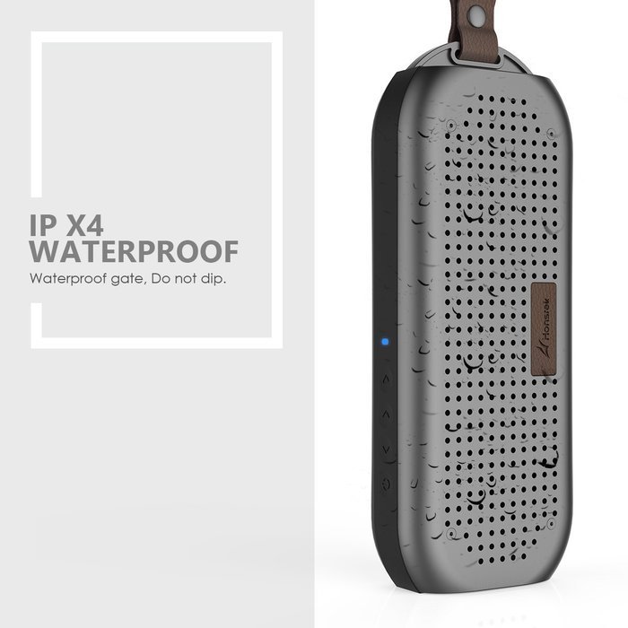 Honstek&nbsp;K5 Portable Wireless 4.0 Bluetooth Speaker, Compact Lightweight Waterproof Outdoor Speaker with Dual Driver... N12