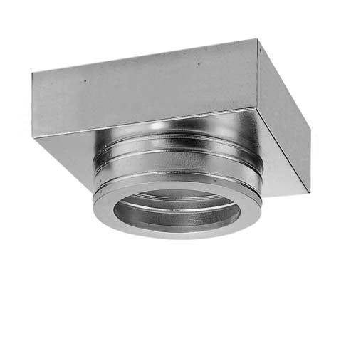 284606 6" Square Support Box (unpainted) Dura-Tech Chimney