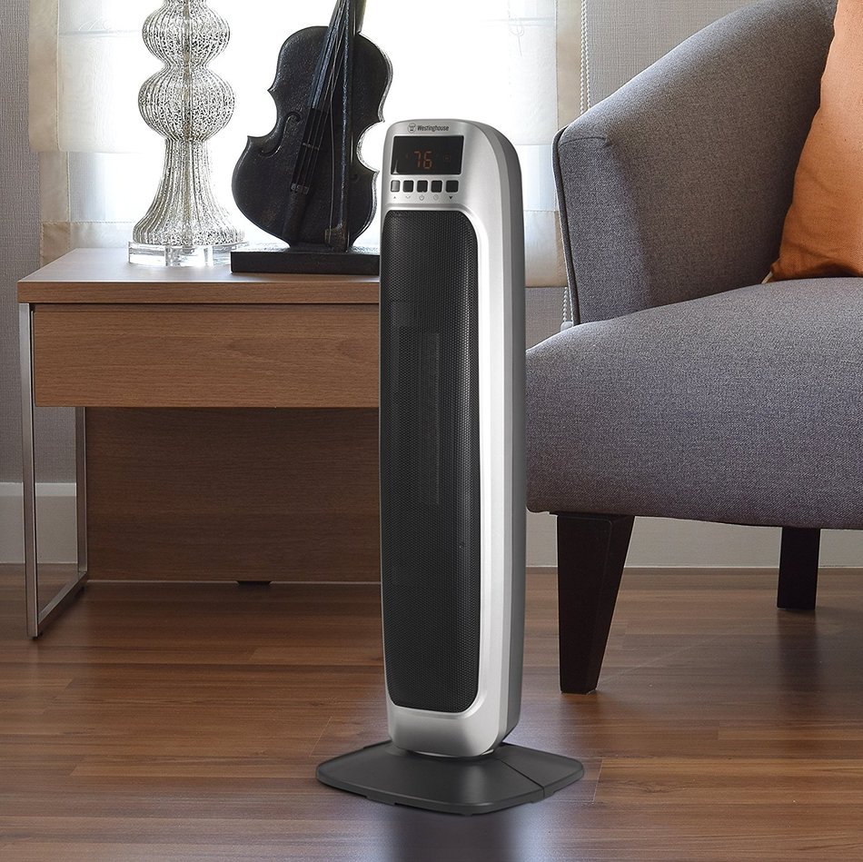 Westinghouse WHT401BR 1500W Ceramic Tower Heater with Remote N2