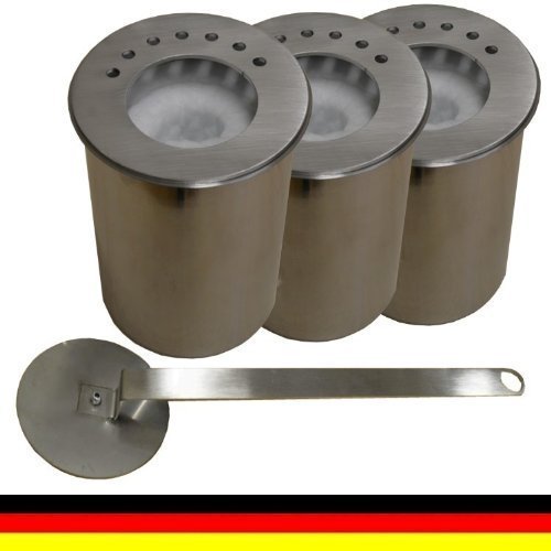 Fireplaces Manufacturer Mierzwa (DF-Shopping, Germany) 3 Stainless Steel Burner 0.5 Liters With Saving Plate,...