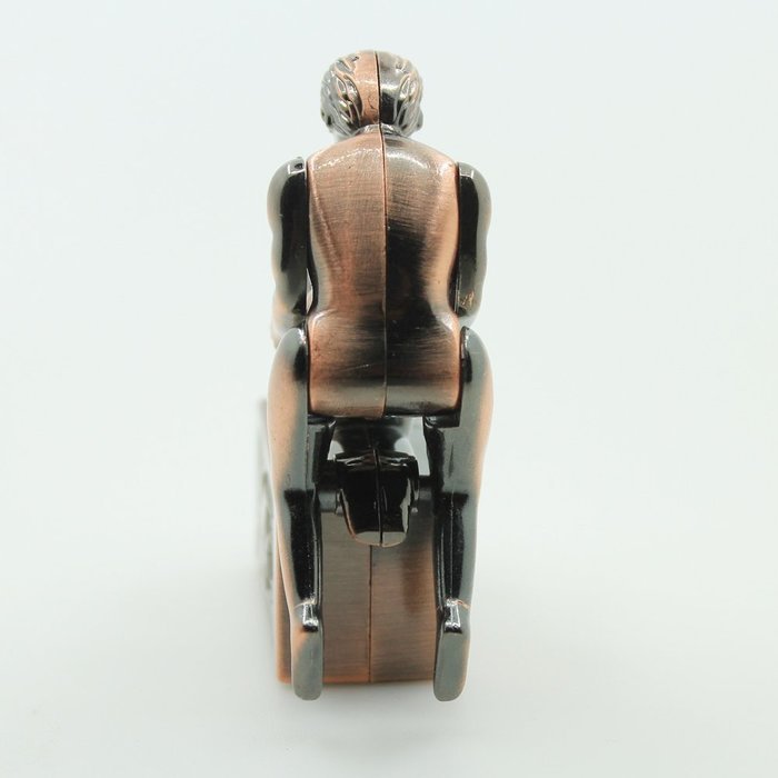 Creative Sexy Sex Women Men Couple Lover Windproof Refillable Cigarette Cigar Lighter Fire Starter with Sound... N2