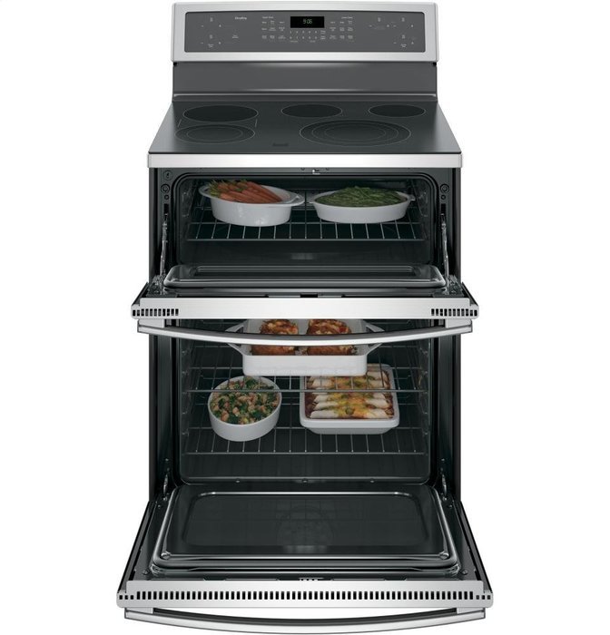 GE PB960SJSS Profile 30" Stainless Steel Electric Smoothtop Double Oven Range - Convection N9