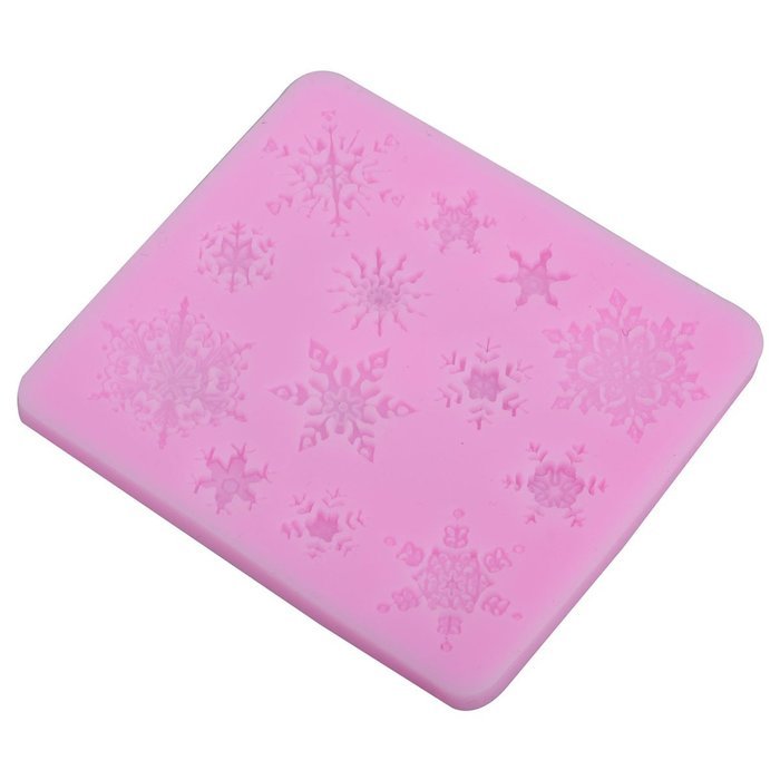 Generic Baking Sugarcraft Chocolate Snowflake Mold Cake Decorating Mould N5