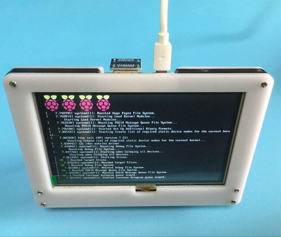 5 inch 800x480 Resistive Touch Screen LCD Display HDMI For Raspberry Pi 2 3 + Frame N4