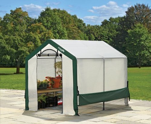 ShelterLogic Grow-It Organic Growers Greenhouse with Mesh Scrim Cover, 6x8x6-Feet 6-Inch