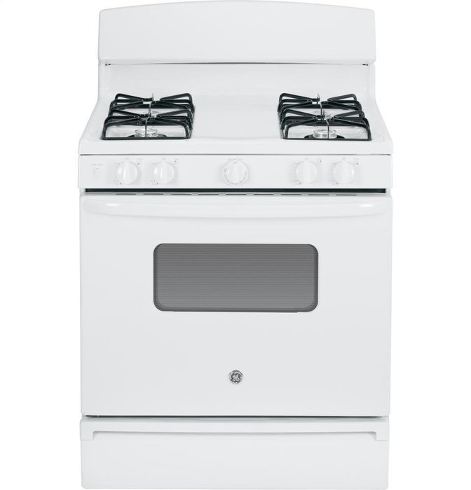 GE GIDDS-632172 30" 4.8 cu. ft. Free-Standing Gas Range, White N3