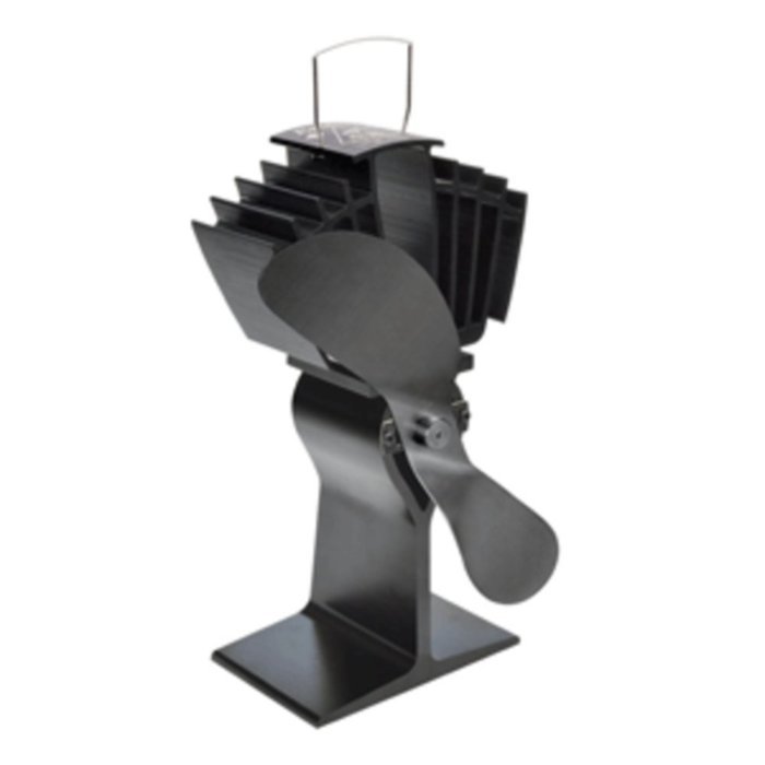 Caframo Ecofan Airmax 812AM Heat Powered Stove Fan - Black Blade - 1 Year Direct Manufacturer Warranty