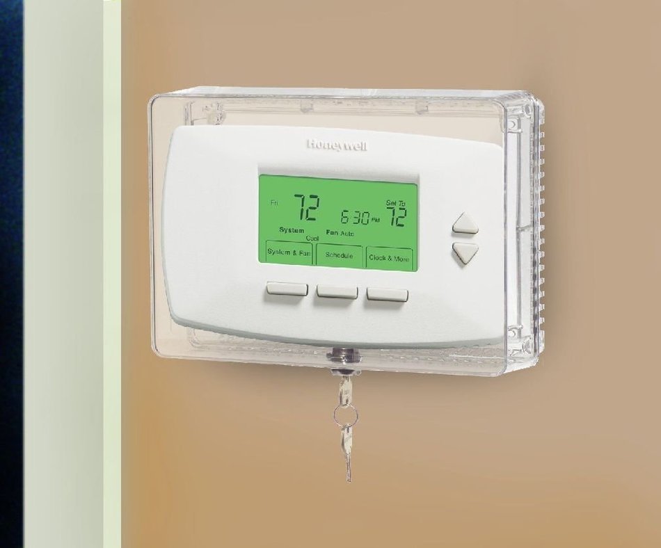 Medium Thermostat Guard with Inner Shelf to Prevent N2