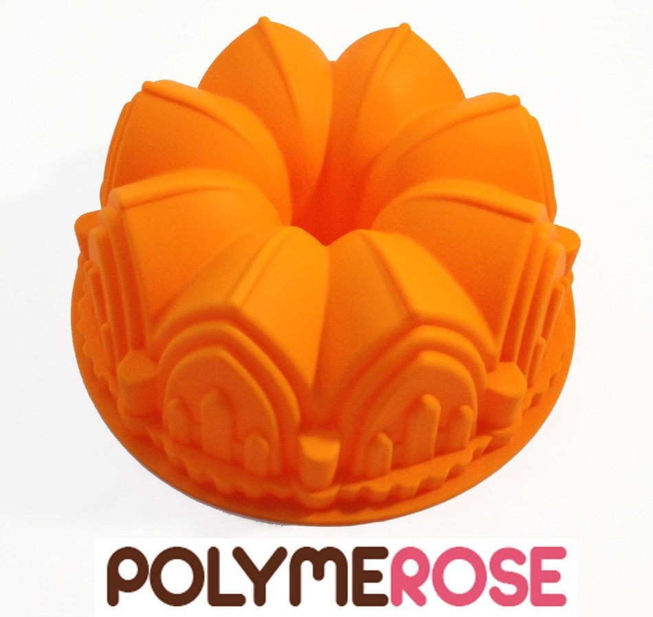 LOT OF 100 Silicone CATHEDRAL BUNDT Fluted Baking PANS - 8 Cups, 8.5" Diameter ($1.95 per mold!) - Silicone by... N2