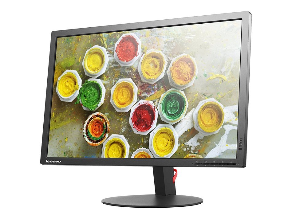 Lenovo 60C9MAR1US ThinkVision T2454p 24'' LED-Backlit LCD Monitor, Black N3