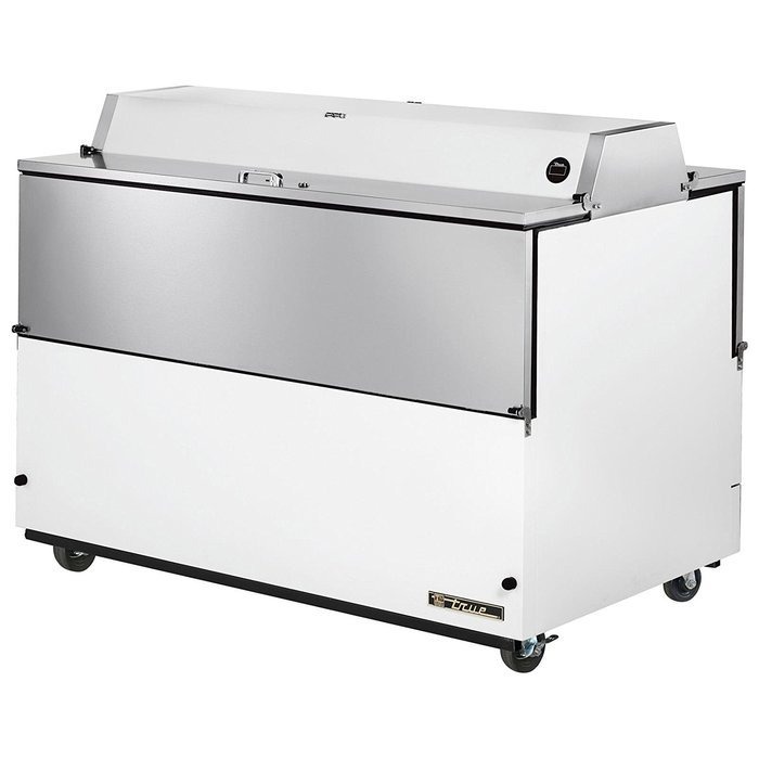 True TMC-58 Mobile Milk Cooler 58" 16 Crate Capacity