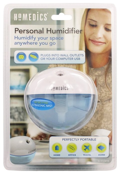 HoMedics - Personal Cool Mist Ultrasonic Humidifer HUM-CM10