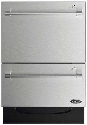 DCS DD24DV2T7 24" Drawers Dishwasher with 9 Wash Cycles, 14 Place Settings, Quick Wash in Stainless Steel