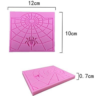 Sher Spider's Web Cartoon Style Candy Fondant Cake Molds For The Kitchen Baking Molds N2