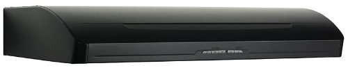 Broan E66130BL Elite Ultra Quiet Range Hood, 30-Inch, Black N3