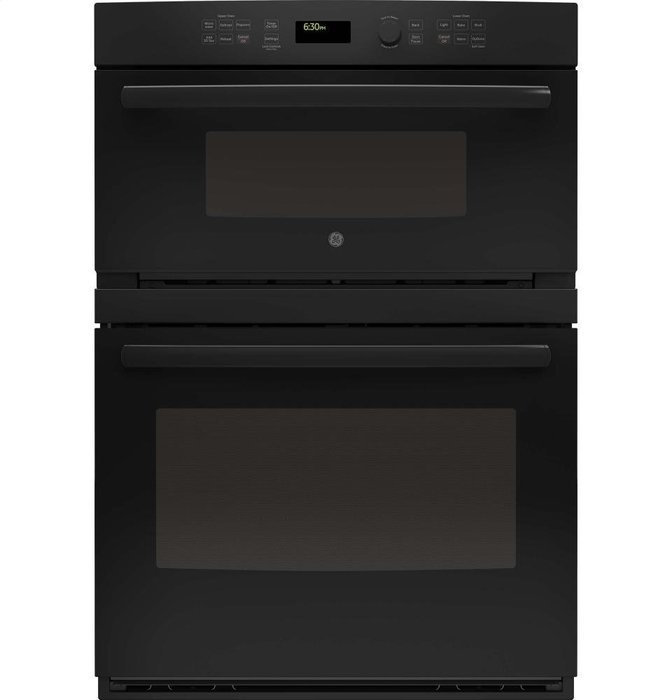 GE JT3800DHBB 30" Black Electric Combination Wall Oven N2