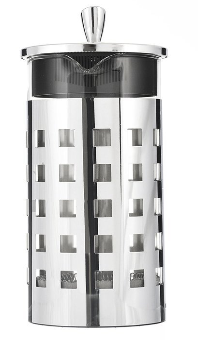 GROSCHE Casablanca Premium French Press 1000 ml / 8 Cup / 34 oz Capacity with All Stainless Steel Press Mechanism N4