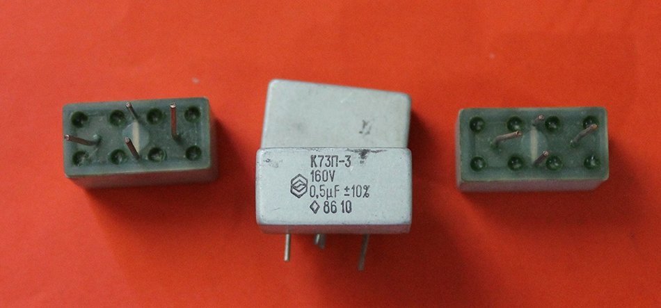 Capacitor PETP K73P-3 160V 0.5uF USSR 30 pcs