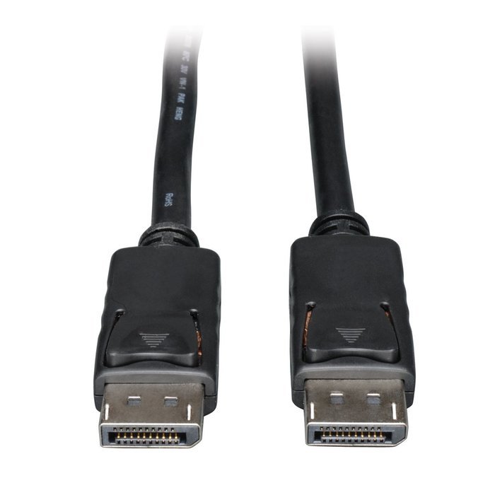 Tripp Lite DisplayPort Cable with Latches (M/M), DP to DP, 1080p, 50-ft. (P580-050)