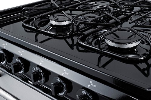 24" Wide Slide-In Gas Range with Stainless Doors & Sealed Burners N5