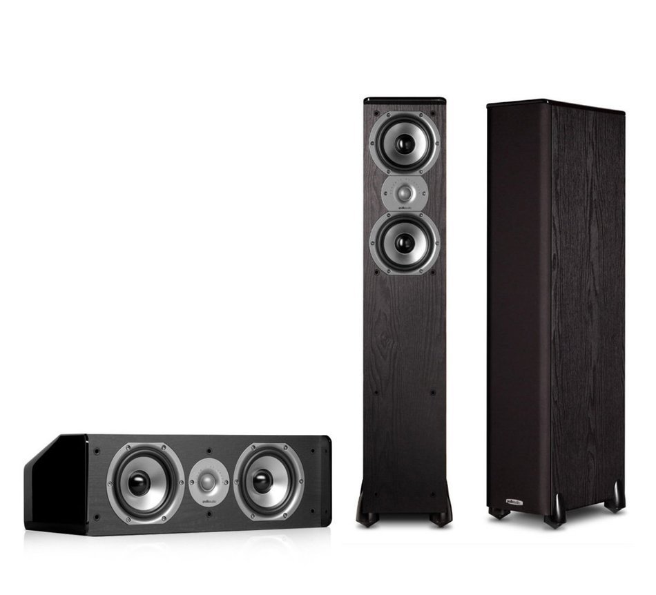 Polk Audio TSi300 3.0 Home Theater Speaker Package (Black) N2