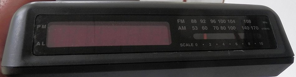 Philco Alarm Clock Radio Model No 799K N3