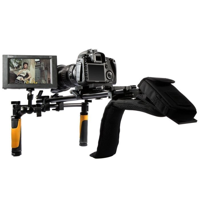 Ikan D7-DK-E6 D7 Field Monitor Deluxe Kit for Canon E6 Battery (Black) N8