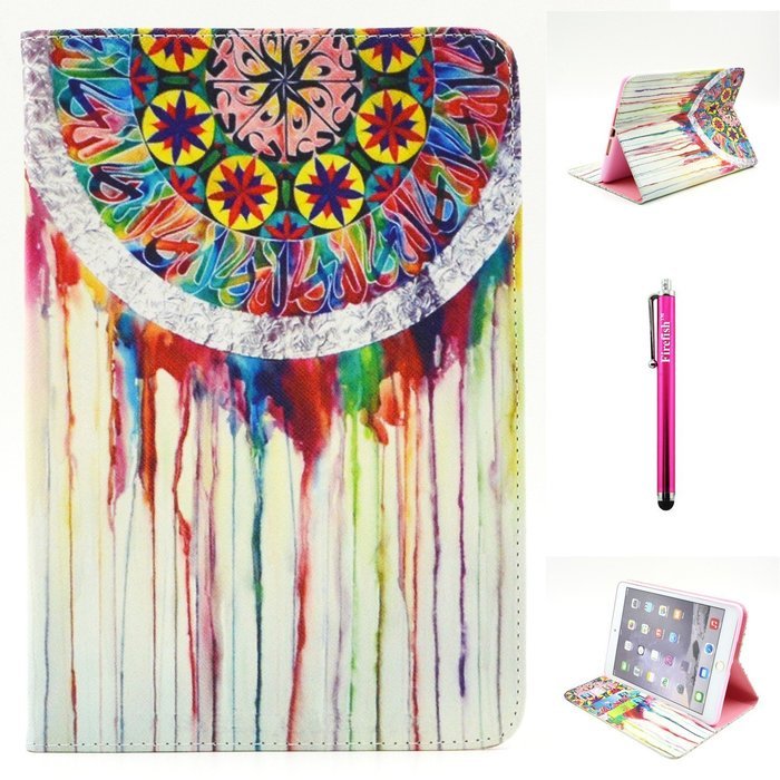 iPad Mini 1/2/3 Case, Firefish High Quality PU Leather Wallet Case [Card Pockets] and Kickstand Feature Case for... N114