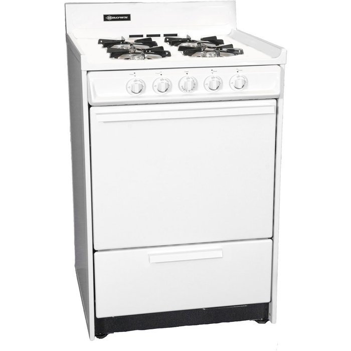 Summit WNM610P 24" Gas Range With Cordless (Battery) Ignition free