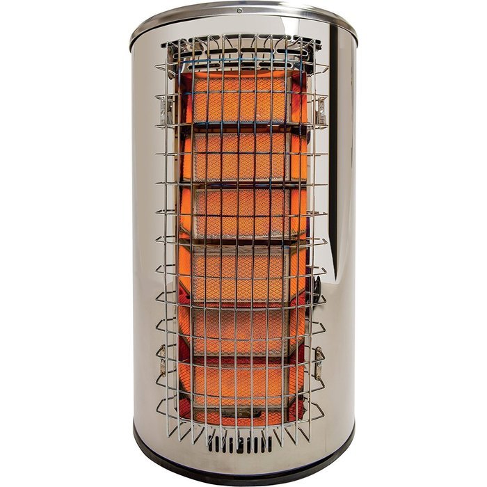 Propane Infrared Heater Stainless Steel Portable Outdoor Warm 3200 BTU 215 SQ FT NEW