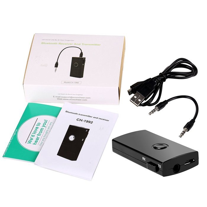 eshion Wireless Bluetooth Music Streaming Transmitter Receiver Stereo Output N7