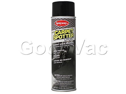 Sprayway Carpet Spotter Plus Cleaner Spot Remover. Cleans Ink, Coffee, Pet, Car, Upholstery, and much more