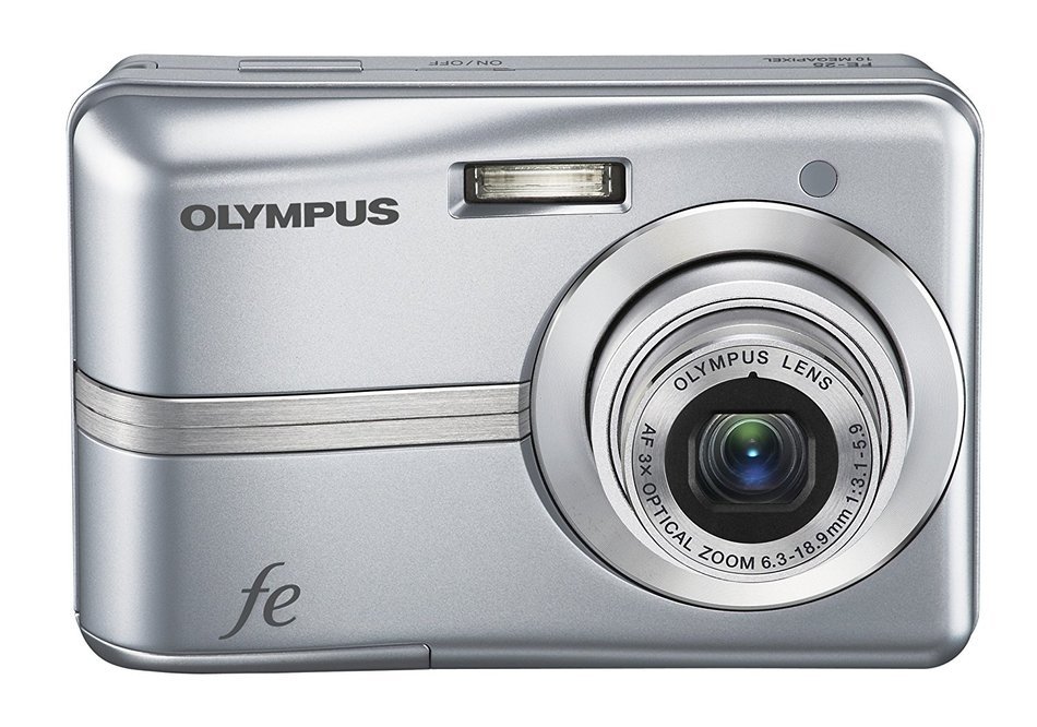 Olympus FE-25 10MP Digital Camera with 3x Optical Zoom and 2.4 inch LCD (Black) N4