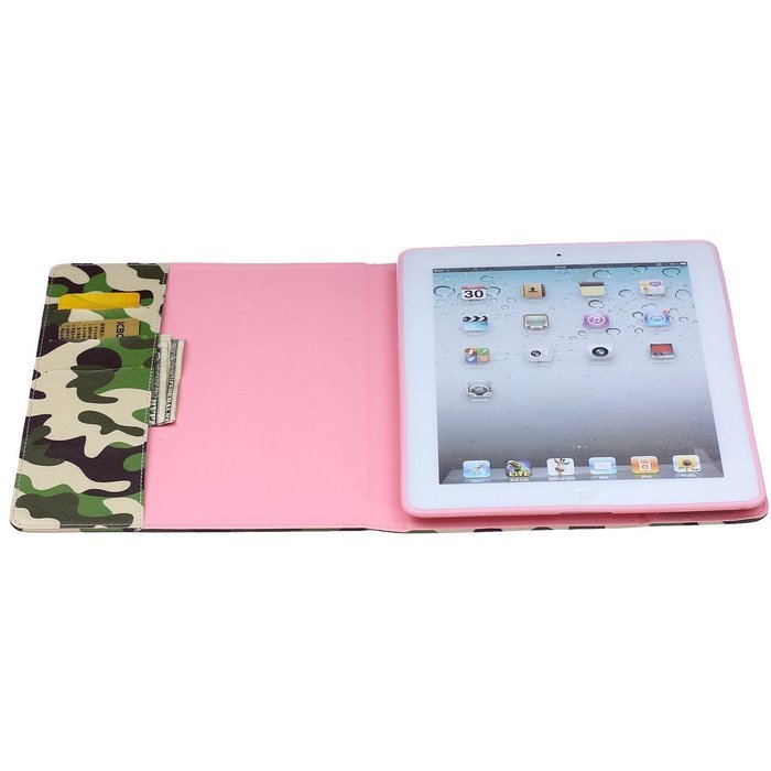 iPad Mini 1/2/3 Case, Firefish High Quality PU Leather Wallet Case [Card Pockets] and Kickstand Feature Case for... N143