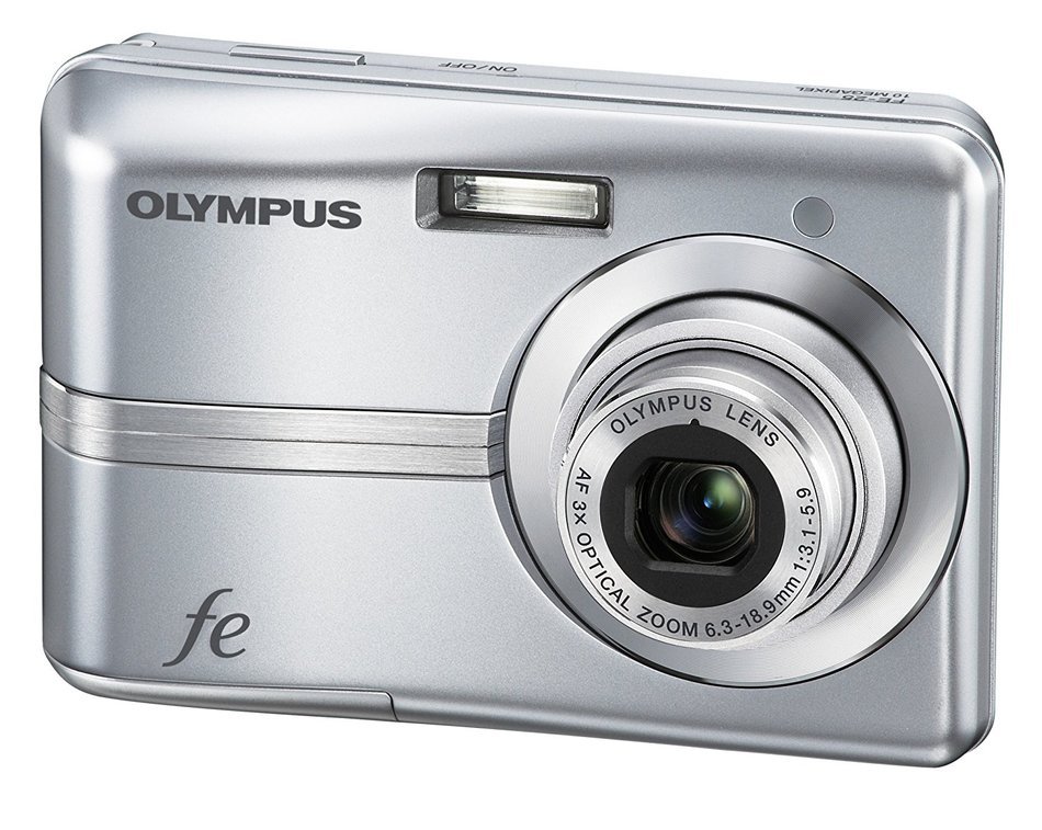 Olympus FE-25 10MP Digital Camera with 3x Optical Zoom and 2.4 inch LCD (Black) N6