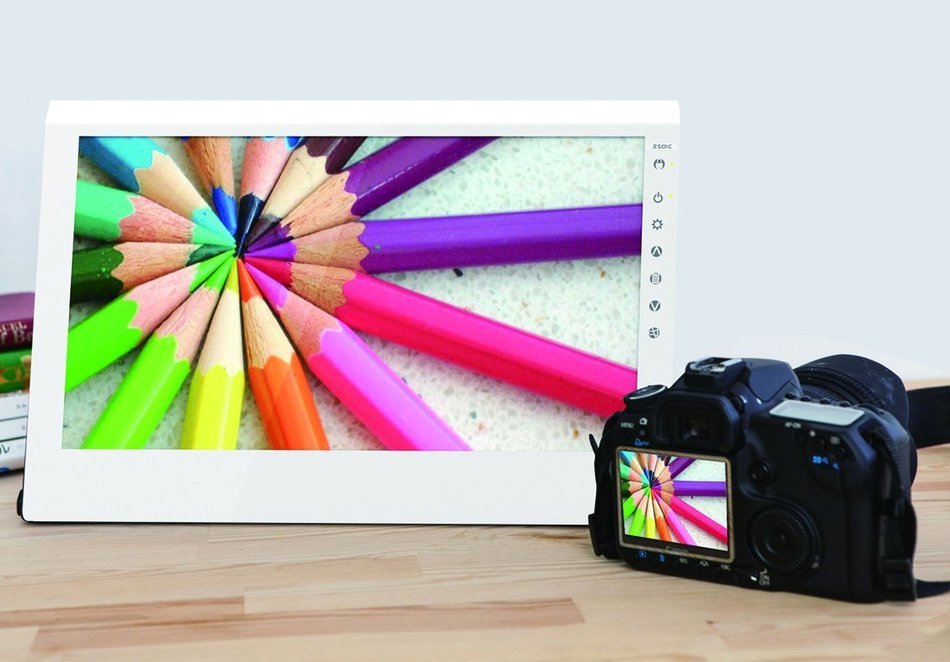 GeChic 2501BP 15.6" Portable Monitor with HDMI, VGA, Built in Speakers with Power Bank Portable... N5