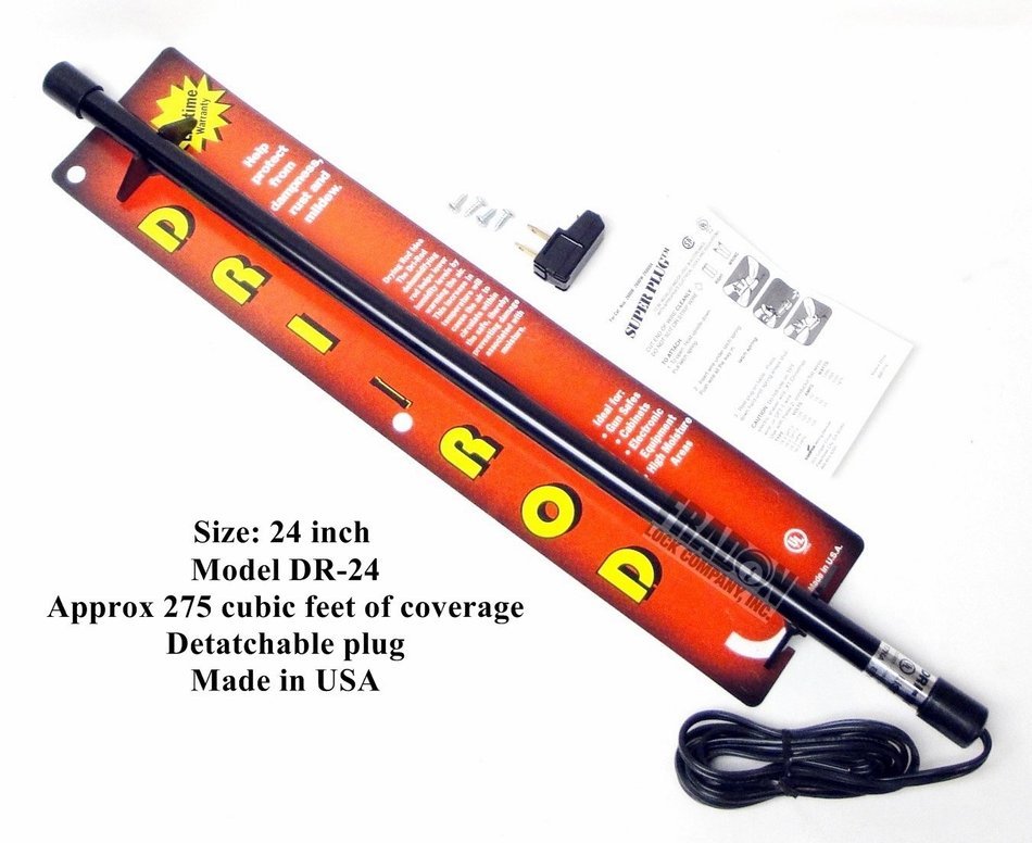 DRI-ROD Dehumidifier 12 Inch N2