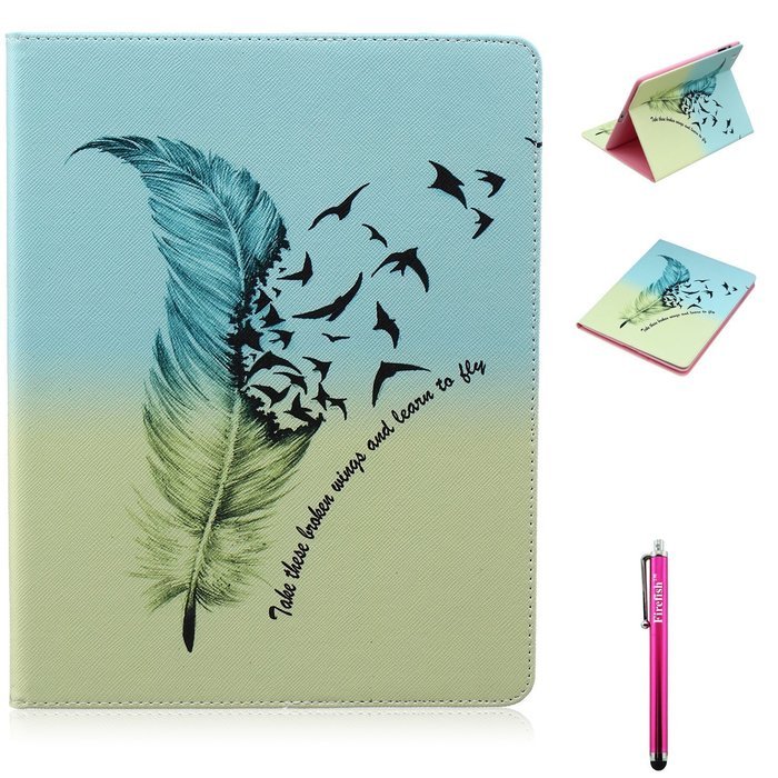 iPad Mini 1/2/3 Case, Firefish High Quality PU Leather Wallet Case [Card Pockets] and Kickstand Feature Case for... N158